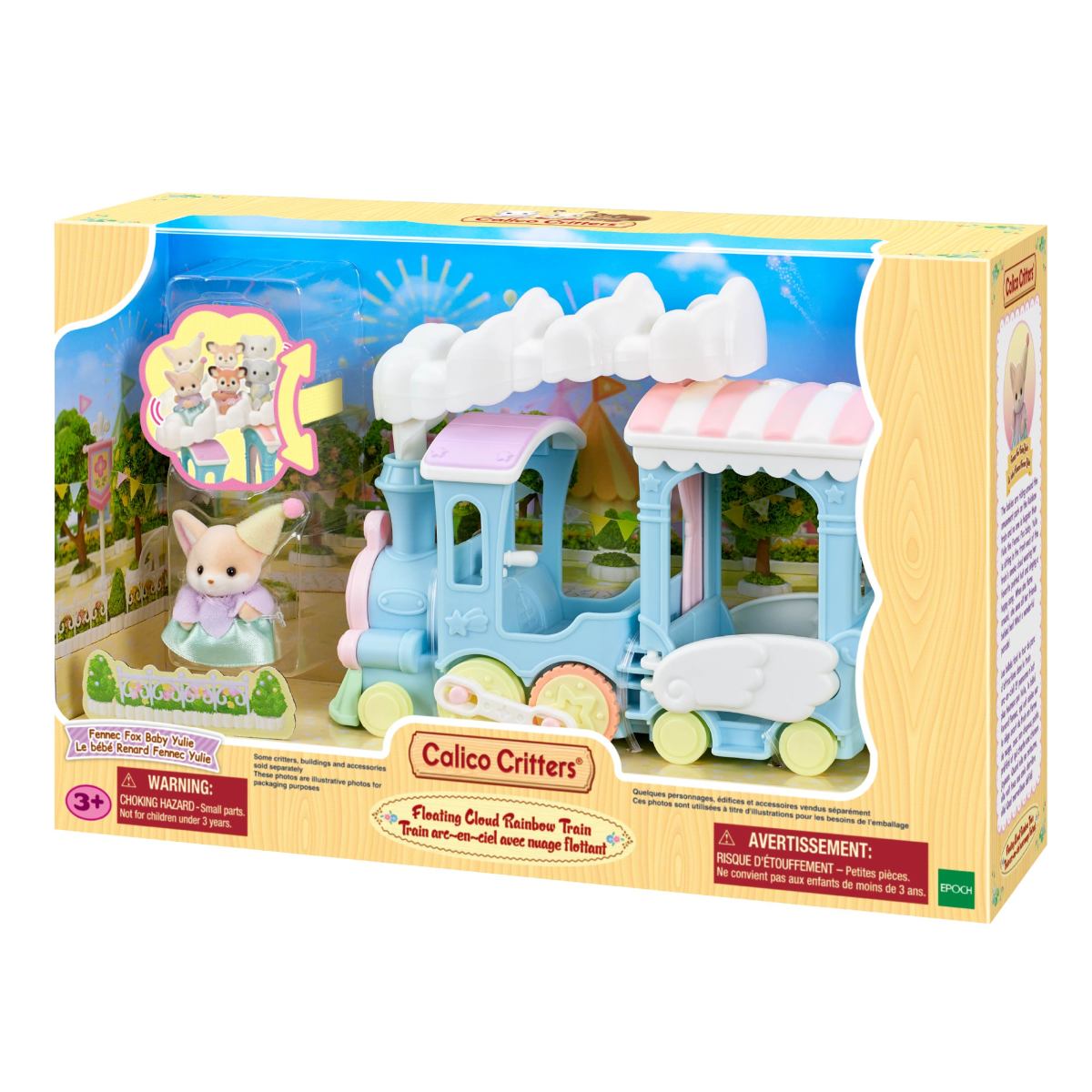 Floating Cloud Rainbow Train
