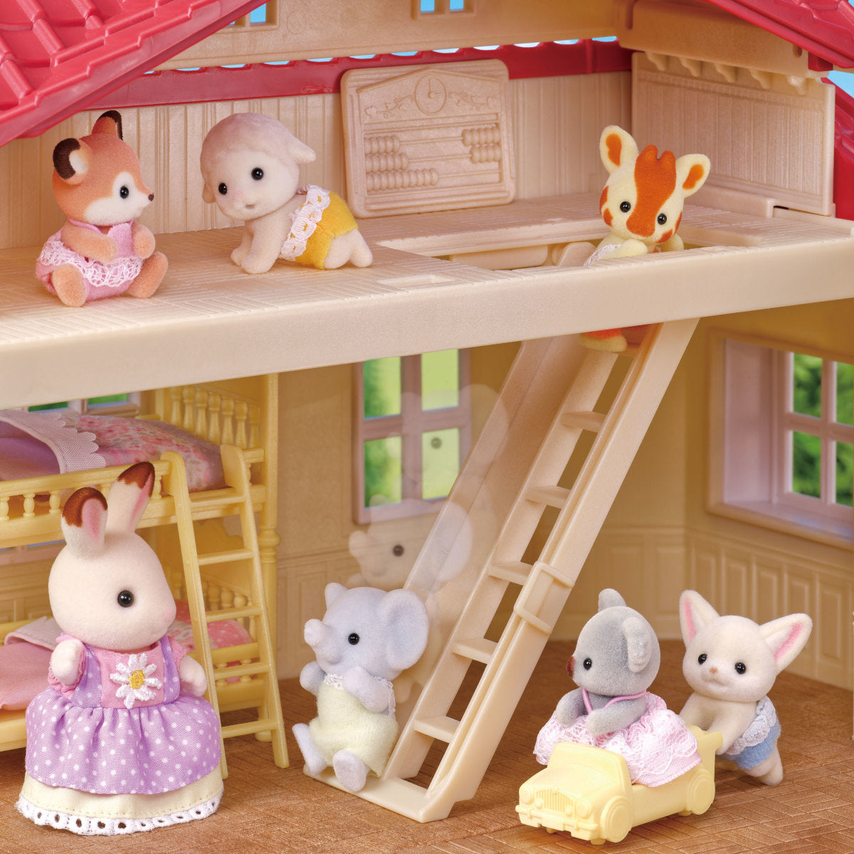 Red Roof Country Home Gift Set -Secret Attic Playroom-