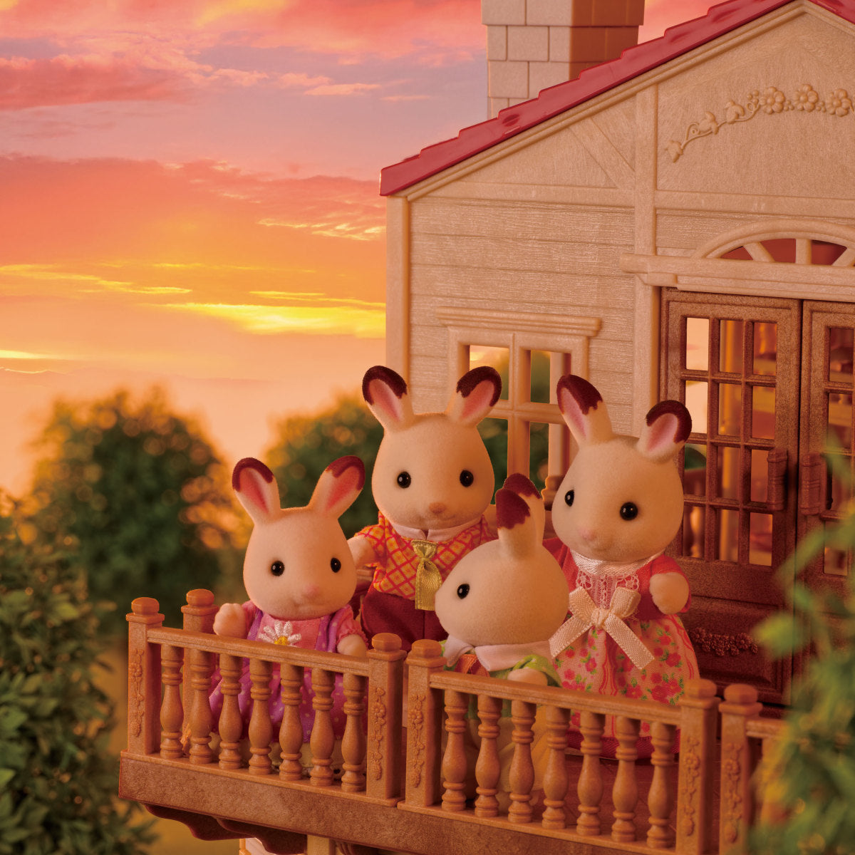 Red Roof Country Home Gift Set -Secret Attic Playroom-