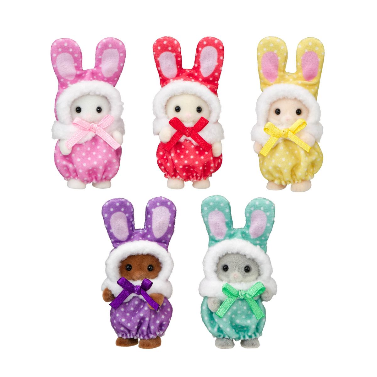 Cutie Collectibles -Colorful Bunny Costume Babies-, , large image 0