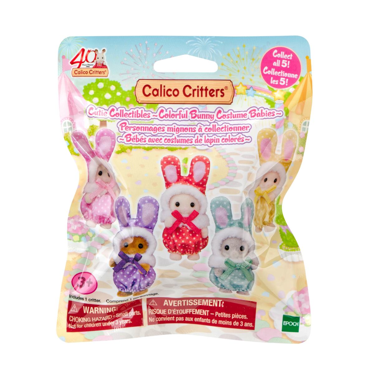 Cutie Collectibles -Colorful Bunny Costume Babies-