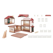 Classic Colour Red Roof Country Home