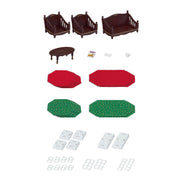 Classic Brown Sofa Set