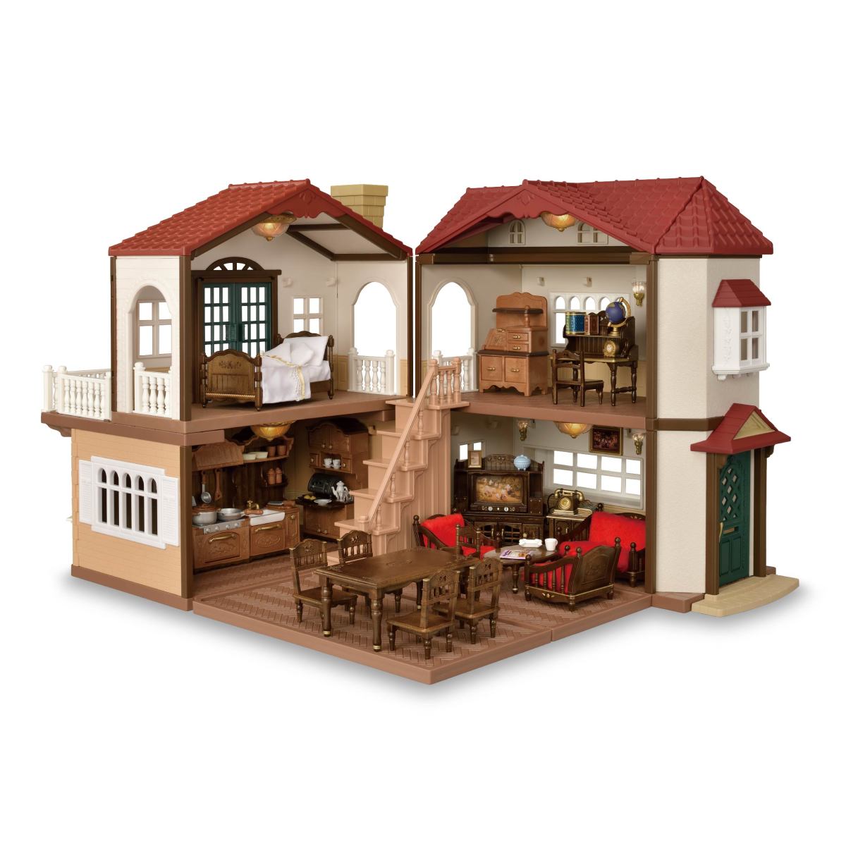 Classic Brown Sofa Set