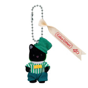 Emerald Green Tuxedo Cat Baby Keychain, , large image 0