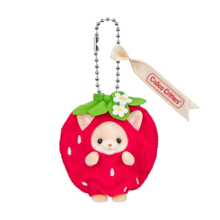 Calico Critters Key Chain -Sweet Strawberry-, , large image 0