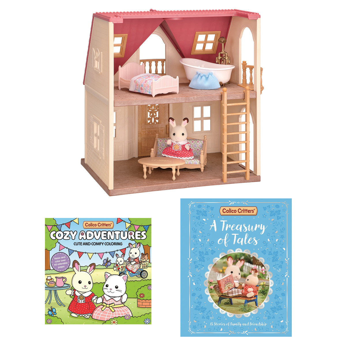 Red Roof Cozy Cottage & Book Bundle, , large image 0